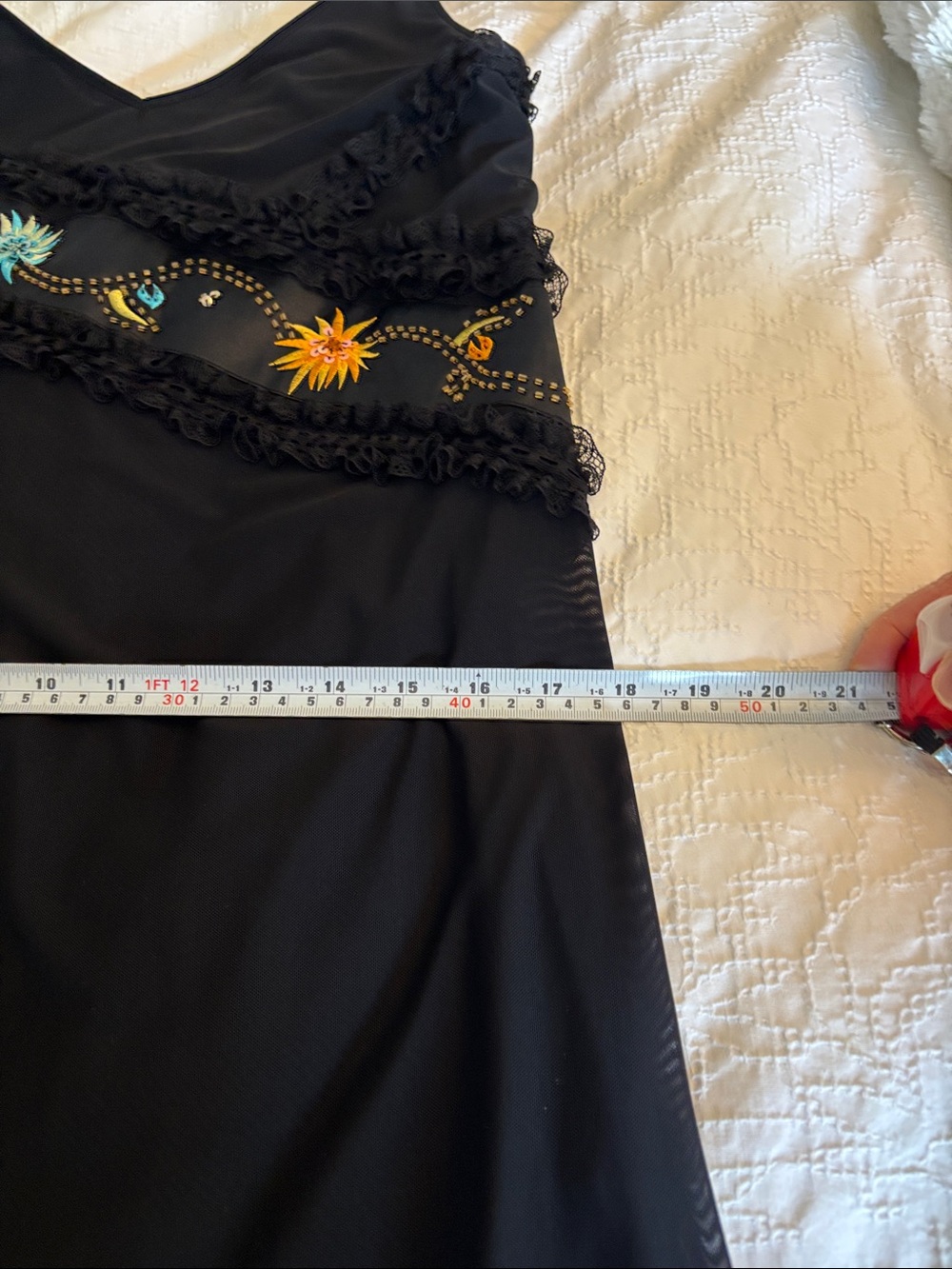 Vintage Simon Chang Asymmetrical little Black Dress formal, quiet luxury - Picture 14 of 14